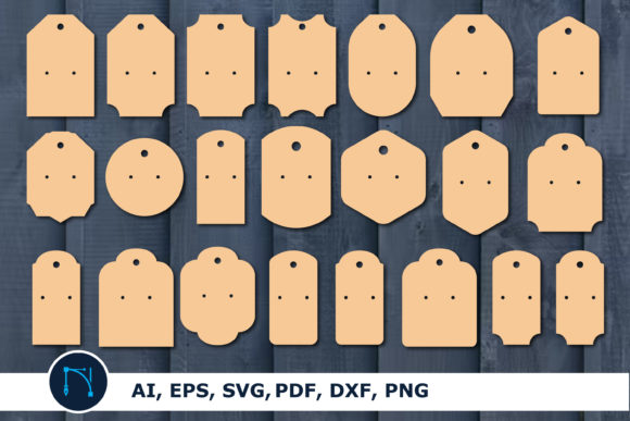Download Earring Display Card Bundle SVG Cut File - Card bundle svg Collection