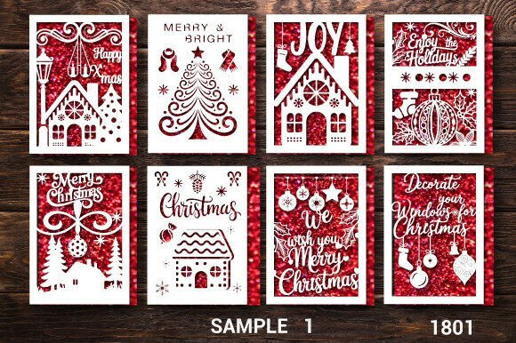 Download Christmas Gift Card Bundle SVG Layer1801 - Premium Bundle