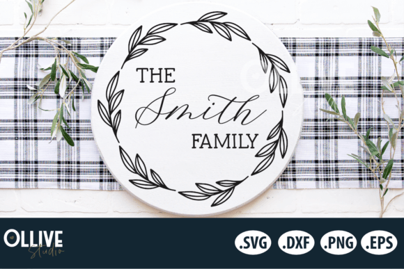 Download Family Name Home Sign SVG | Farmhouse Si - Premium Resources