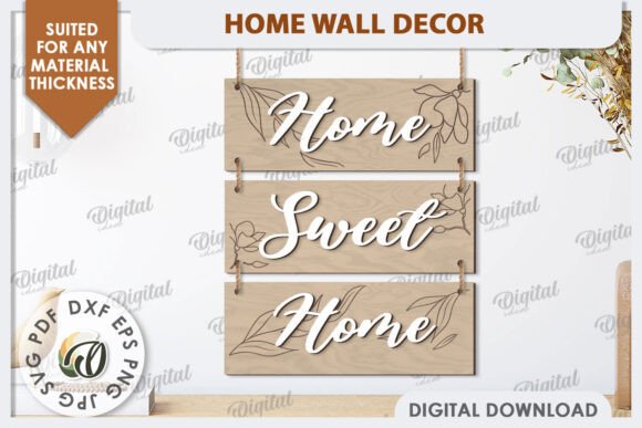 Download Home Wall Decor Laser Cut. Home Sign SVG - Home sign svg Collection
