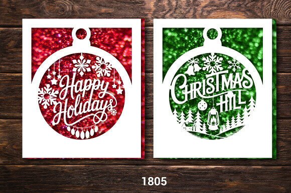 Download Christmas Greeting Card Bundle SVG 1805 - Premium Bundle