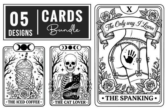 Download Witchy Tarot Card Bundle SVG - Card bundle svg Collection