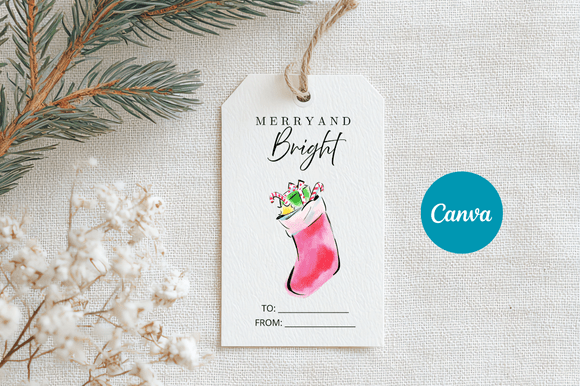 Download Merry Christmas Gift Tag Template - Merry christmas gift tag template Collection