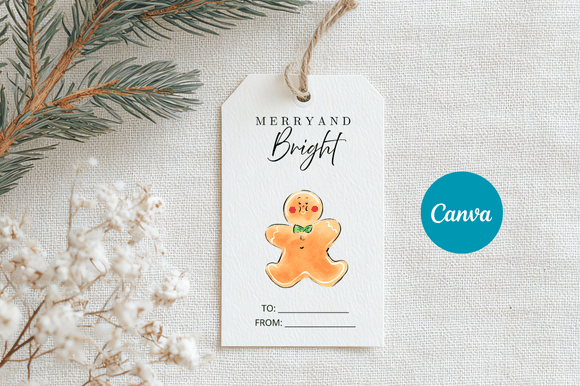 Download Merry Christmas Gift Tag Template - Merry christmas gift tag template Collection