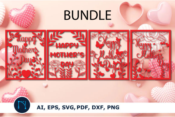 Download Happy Mother’s Day Card Bundle SVG - Card bundle svg Collection