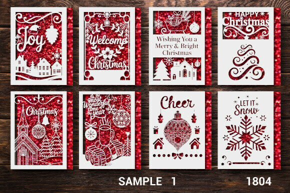 Download Christmas Gift Card Bundle SVG Layer1804 - Card bundle svg Collection