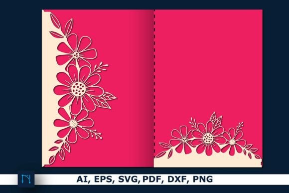Download Cricut Floral Wedding Card Bundle SVG - Card bundle svg Collection