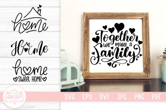Download Home Sign SVG Cut File | Family Quotes - Home sign svg Collection