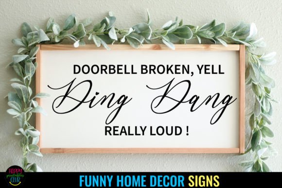 Download Doorbell Broken I Funny Home Sign SVG - Home sign svg Collection
