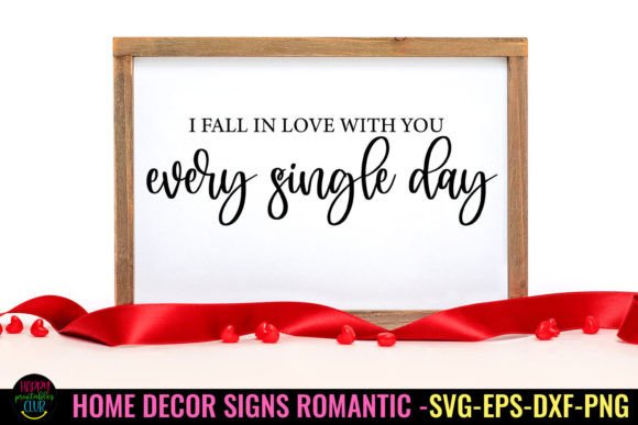 Download Fall in Love I Romantic Home Sign SVG - Premium Resources