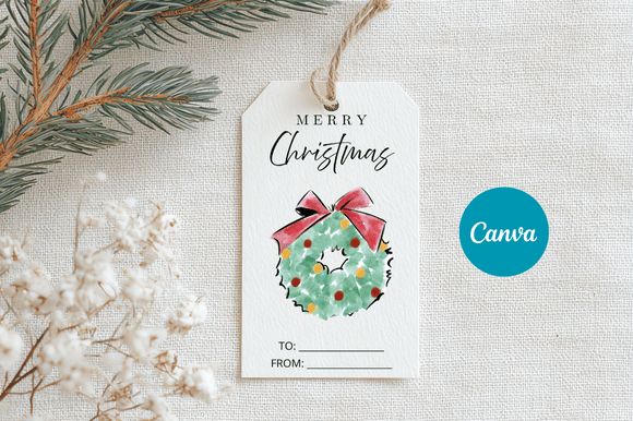 Download Merry Christmas Gift Tag Template - Merry christmas gift tag template Collection